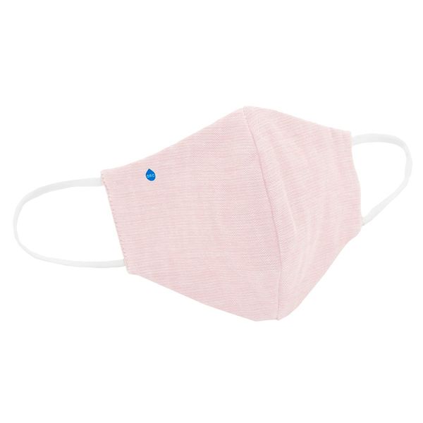 Towel Museum 61-9937109 DR.C Mask, Antibacterial, Protective Filter, Cold Droplets and Pollen, Soft Gauze Mask, Reusable, Washable, Regular Size, Hydrosilver Titanium Treatment, Simple, Pink, Approx. 7.9 x 5.7 inches (20 x 14.5 cm)