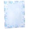 Blue Watercolor Snowflake Stationery Paper - 80 Count