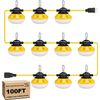 100FT Construction LED String Lights, Industrial Grade Best for Construction Sit