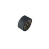 Collapsar 6pcs 14mm Black Multiple Layer Pigskin Pool Cue Tips H M S (S)