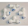 ¼” 3 TREE WAY UNION TEE TUBE QUICK PUSH CONNECT RO REVERSE OSMOSIS WATER FILTER