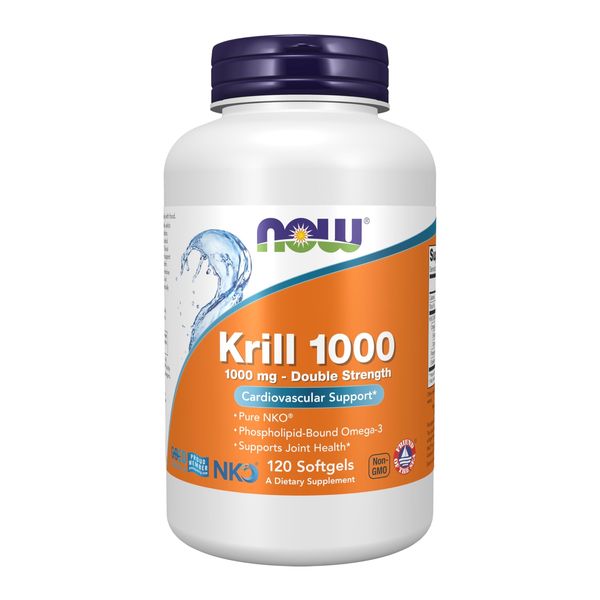 Double Strength Neptune Krill Oil 1000mg Softgels 120 Count Joint Support