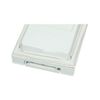 Freezer Compartment Door Panel & Seal + Handle, Catch, Lock Compatible With LEC R5511S Undercounter Fridge