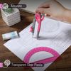 Mr. Pen- Compass and Protractor Set, Vivid Cerise, Compass Geometry Tool, Protractor and Compass Set, Compass Drawing Tool, Drawing Compass, Geometry Compass, Math Compass for Geometry