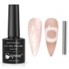 Supwee Crystal Wide Cat Eye Gel Nail Polish Smoothie Cat Magnetic Gel Polish with Magnetic Stick Manicure Soak Off UV/LED Gel 10ML(0.33FL OZ)