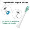 Gypoirul Toothbrush Replacement Heads Compatible with Philips Sonicare Replacement Heads, Electric Brush Head for 4100 5100 6100 HX9023 W Optimal Plaque Control 10 Pack,