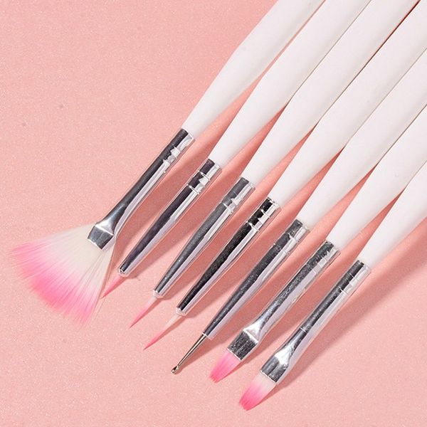 7-piece nail brush set