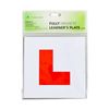 Volcanics Magnetic L Plates for Learner Drivers 2 PACK Fully Magnetic Learning Plates for Car Learner Sign for UK Learner Drivers