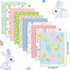 FEPITO 30 Sheets Easter Day Pattern Paper Set A4 Size Decorative Paper for Card Making Scrapbook Decoration, Double Side 10 Patterns