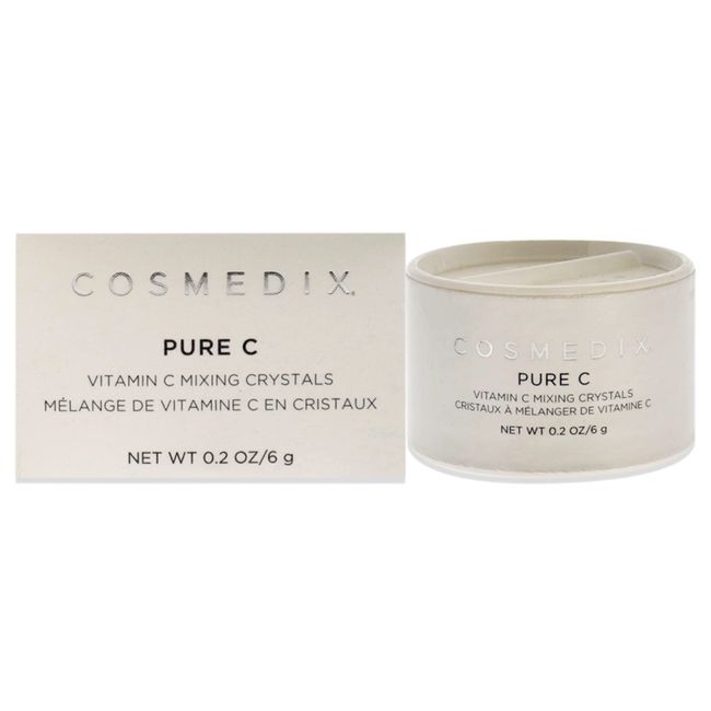 COSMEDIX Pure C Vitamin C Mixing Crystals - Pure Vitamin C Face Powder - Boost Other Facial Skin Care Products - Anti Aging, Anti Wrinkle, Dark Spot Corrector, Pore Minimizer, Acne Scar Remover