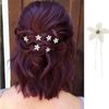 Wedding Hair Accessories for Brides, SONGQEE Flower Pins Pearl Hair Pins, Vintage Hair Barrette Boho Accessory Bobby Pins for Evening Prom Party Hair Styling Pins(20PCS Silver with box)