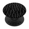 Black crocodile, alligator skin design PopSockets Standard PopGrip
