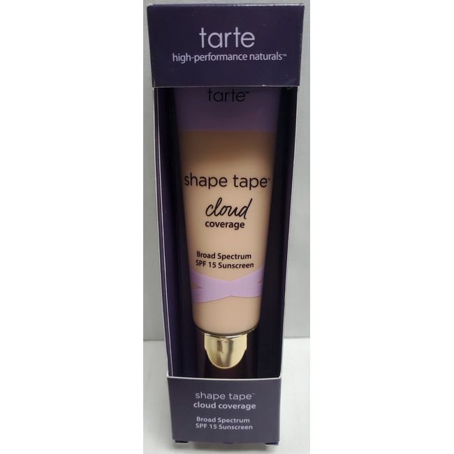 New! Tarte Shape Tape Cloud Coverage W/SPF 15 Sunscreen #16B Fair-Light Beige