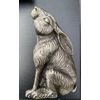 Moon Gazing Hare Door Knocker (Gunmetal Silver)