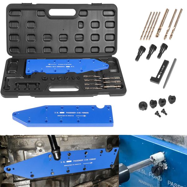 Manifold Drill Template Kit fit for Ford 3.5L Ecoboost Remove Broken Exhaust