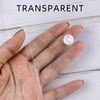 Clear Plastic Wallets A4 Popper Wallets Document File Folders for Paperwork A4 Plastic Envelopes Wallet, Pack of 6