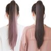 Brightlele f105-CR Ponytail Wig, Long, Natural Clip, Gradient Ponytail Wig