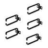 StarTech.com 5-Pack 1U Vertical Cable Management D-Ring Hooks, Cable Manager For 19" Server Racks/Cabinets, Wire Organizers