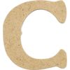 Creativ 10-Piece 4 cm Letter MDF C