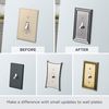 Brainerd 64176 Architectural Collection Single Decorator Wall Plate, Satin Nickel