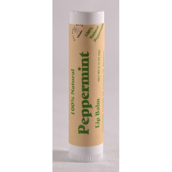 The Elder Herb Shoppe All Natural Lip Balm Peppermint Moisturizer