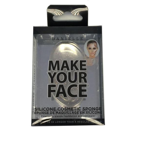 Danielle Make Your Face Silicone Cosmetic Sponge - Glittered