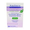 Puretouch Skin Care Feminine Flushable Wipes, 24 Count