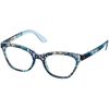 Remaldi Women's Marlow Reading Glasses, Blue Multi, 1.5