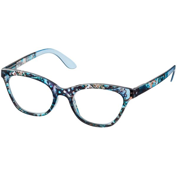 Remaldi Women's Marlow Reading Glasses, Blue Multi, 1.5