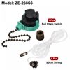 sourcing map Pull Chain Switch 3 Speed 4 Wire Replacement with Extension String for Ceiling Fan Lamp Light Green Bronze