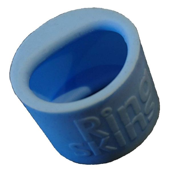 Ring Skins - Stone Skin [ Ring Protector/Guard/Safe/Cover ] (Blue, X-Small)
