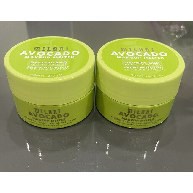 Set of 2: MILANI Avocado Makeup Melter   Cleansing Balm 1.587 oz