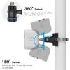 Universal Mount for Arlo Pro 4/3/2 & eufyCam 2C/3C/1/2/E Surveillance Cameras (Black, 1 Pack)