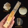 Folding Comb, Elegant Pocket Folding Yak Horn Comb Wallet-fit Comb