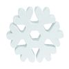 GLOREX Papp-Eiskristall, Natur, 19 x 19 x 3 cm
