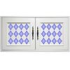 Small Diamonds Stencil - 11.5 x 11.5cm (S) - Reusable Geometric Shape Pattern Harlequin Wall Stencil Template