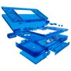 eXtremeRate ds Lite Compatible with Custom Replacement Shell Clear Material, Replacement Buttons, Screen Lens Compatible with Nintendo DS Light (Clear Blue)