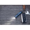Olight I3E EOS Blue Porcelain EDC Keychain Waterproof Flashlight, 90 Lum, W/AAA