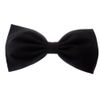 Large Black Timeless Hair Bow (Barrette)