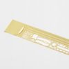 DESIGNPHIL Midori 42282006 Ruler, Clip Ruler, Decorative Ruled Pattern