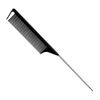 Pin Tail Comb, Rat Tail Combs, Black Carbon Fiber Parting Combs, Anti Static, Teasing Comb for Styling of All Hair Types