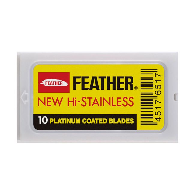 Feather Double Edge Safety Razor Blades 10 Count