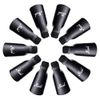 IME Nail Polish Remover Clips Set, Nails Art Gel Cap Soak Off Clip UV Manicure Acrylic Nails Wrap Tool Black Colour 10 pcs