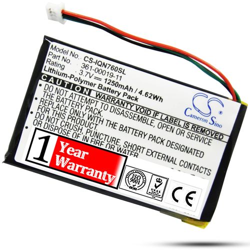BCXY 361-00019-11 Battery Replacement for Nuvi 760 Nuvi 760T Nuvi 710 Nuvi 710T Nuvi 765 Nuvi 765T Nuvi 700 (3 Wires) Nuvi 3590 Nuvi 3590LMT 361-00019-11 361-00019-40 Battery