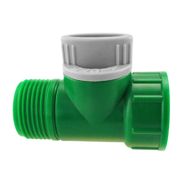 Expanding x Hose/Expanding Pipe Connector with Water Shut Off Flow Control Valve 3/4,bsp Thread