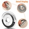 6PCS Angle Grinder Attachments, M14 Thread Self Locking Plate with Angle Grinder Spanner Key and Inner Outer Flange Nut Quick Release Installation Compatible with 125mm Angle Grinders