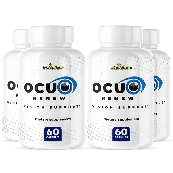 Ocu Renew- Eye Support- 4 Bottles- 240 Capsules
