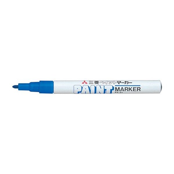 三菱鉛筆 Uni Paint Marker Fine Point Round Core Blue [Pack of 1] PX21 X 33