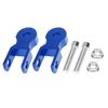 F FIERCE CYCLE Pair 5cm Motorcycle Shock Absorber Height Extension Extender Blue
