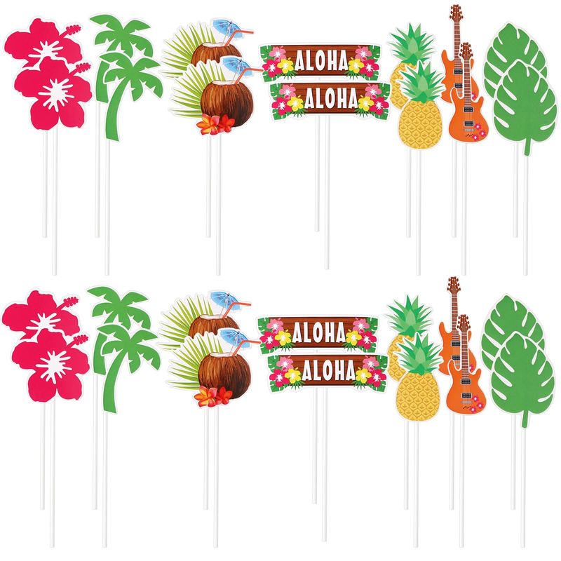 Walvis Cake Toppers Krab Schildpad Beeldjes Decoraties Onder de Zee Cake Topper voor Oceaan Thema Feestartikelen  15